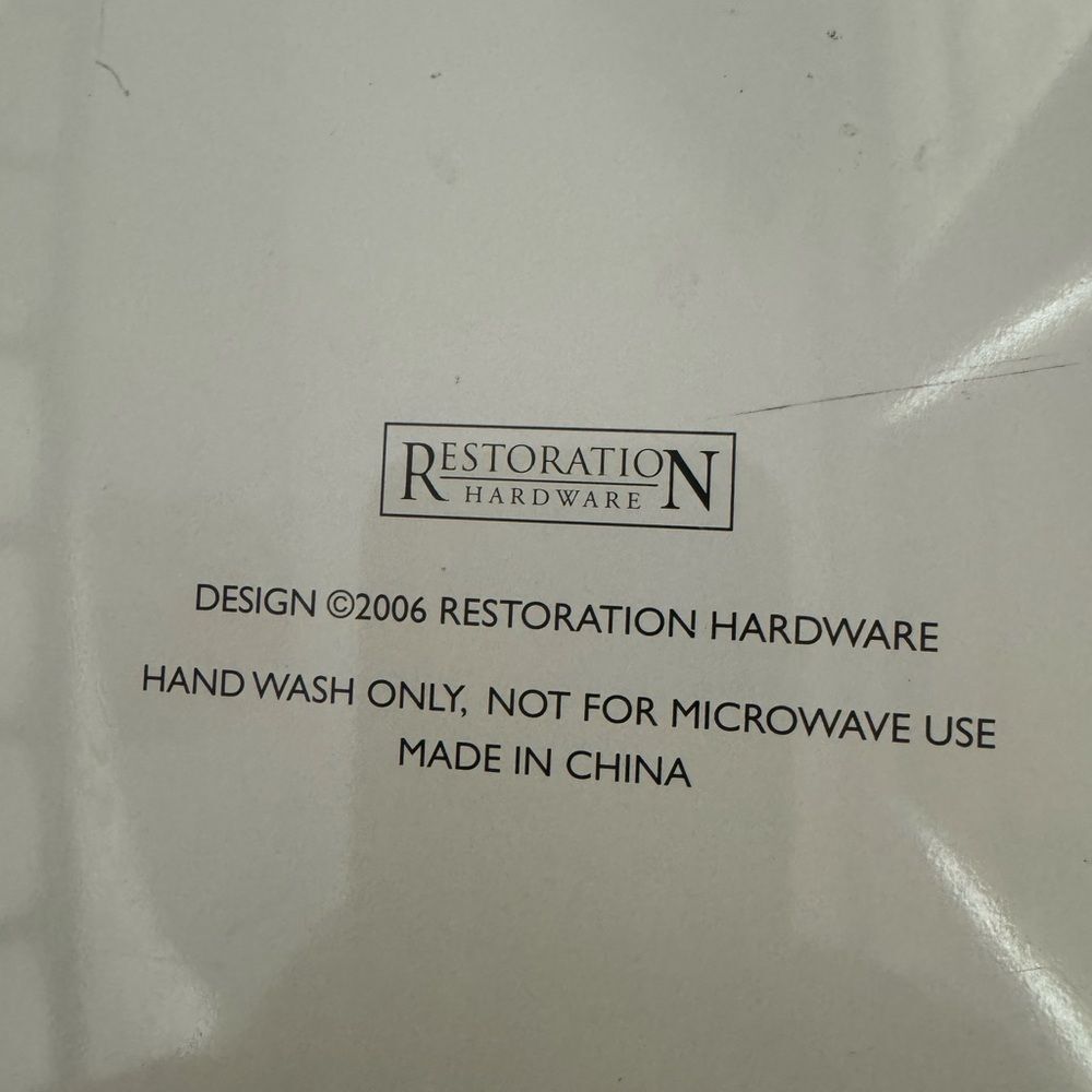 Restoration Hardware Decorative Plate - Picture 3 of 3